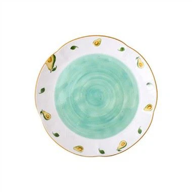 El Yapımı Seramik Yemek Tabağı