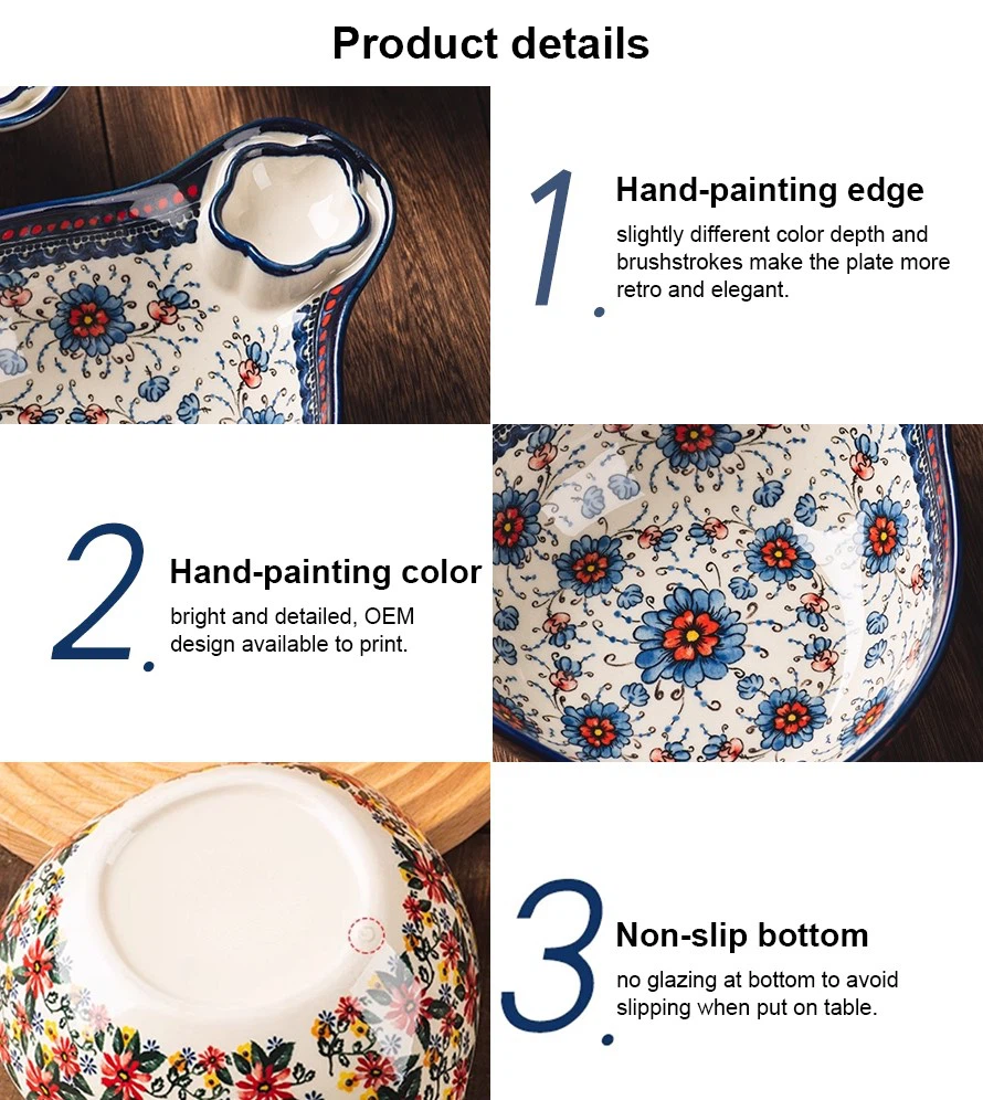 Ceramic chip and dip bowl------1 Ceramic chip and dip bowl------1